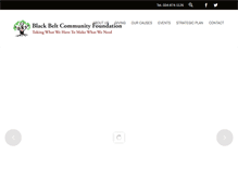 Tablet Screenshot of blackbeltfound.org